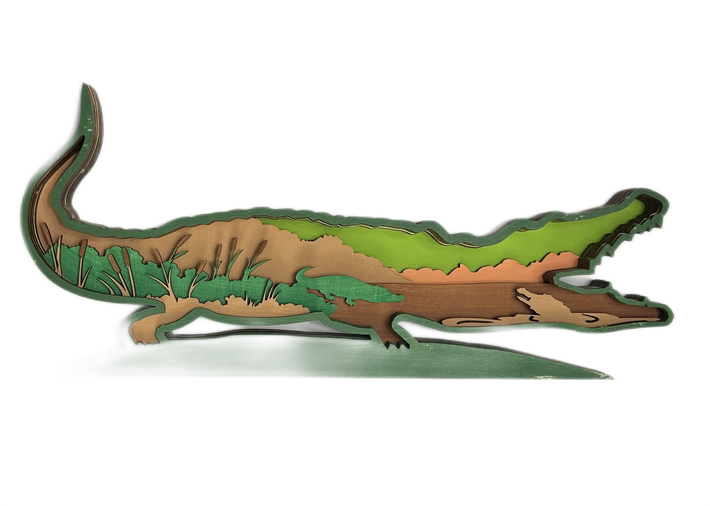 Alligator 3D Laser Cut