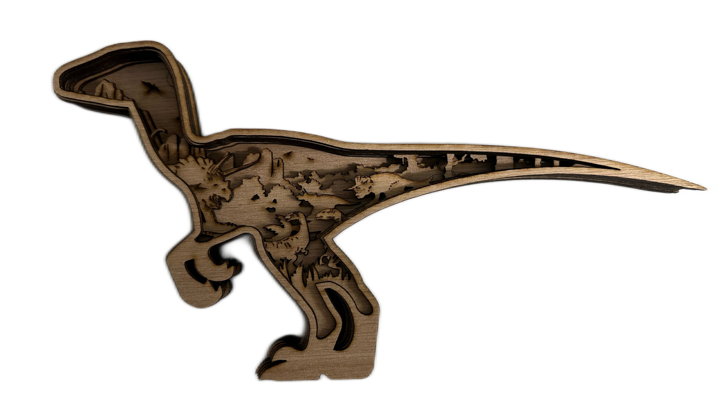 Raptor 3D laser Cut