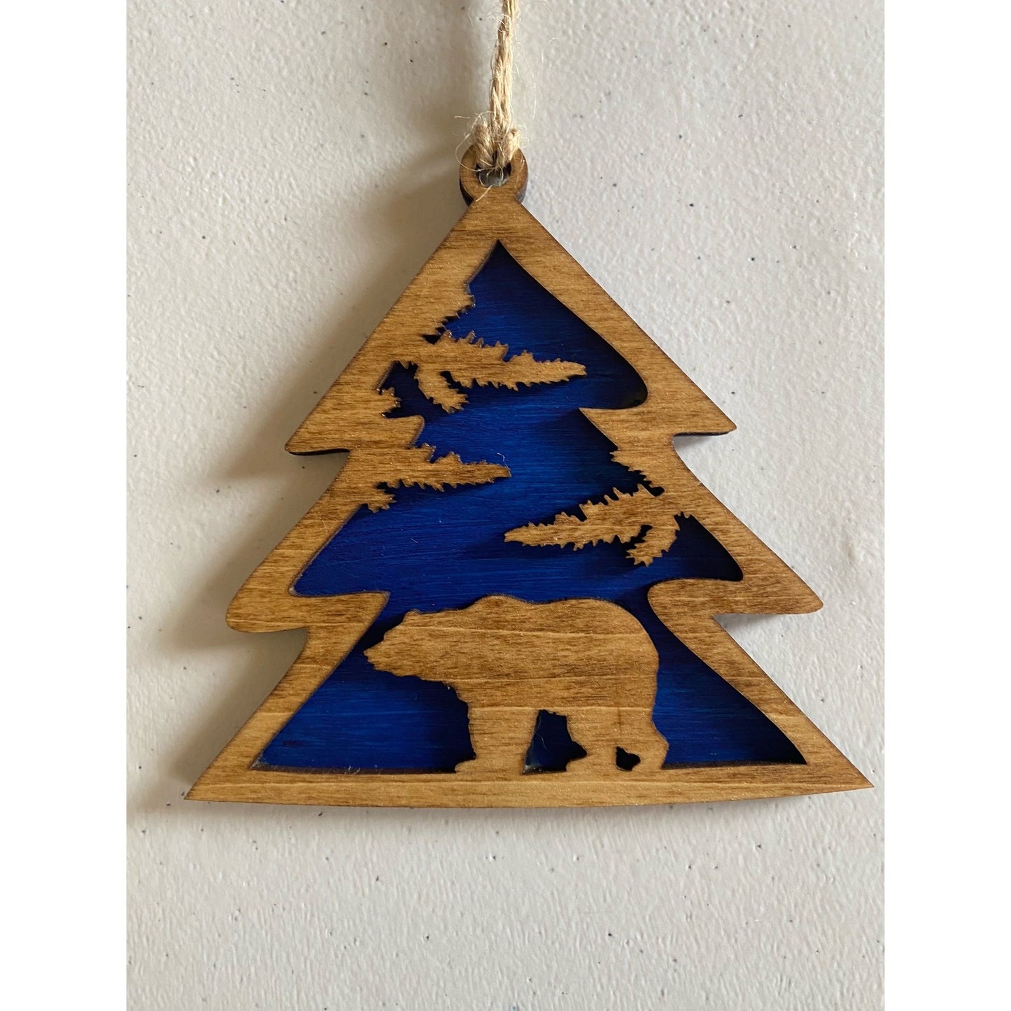 Christmas Snowflake Ornament - Tree Shape
