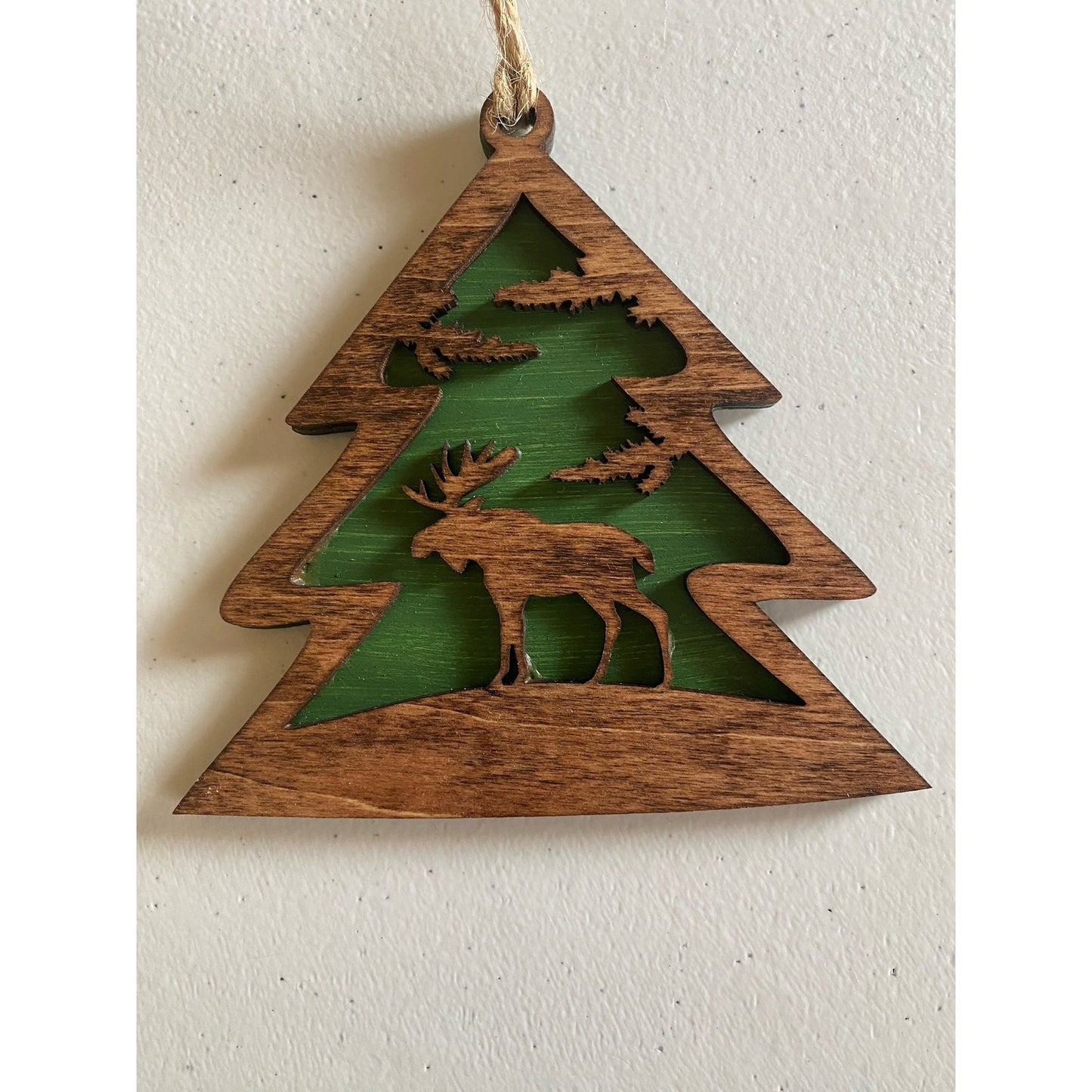 Christmas Snowflake Ornament - Tree Shape