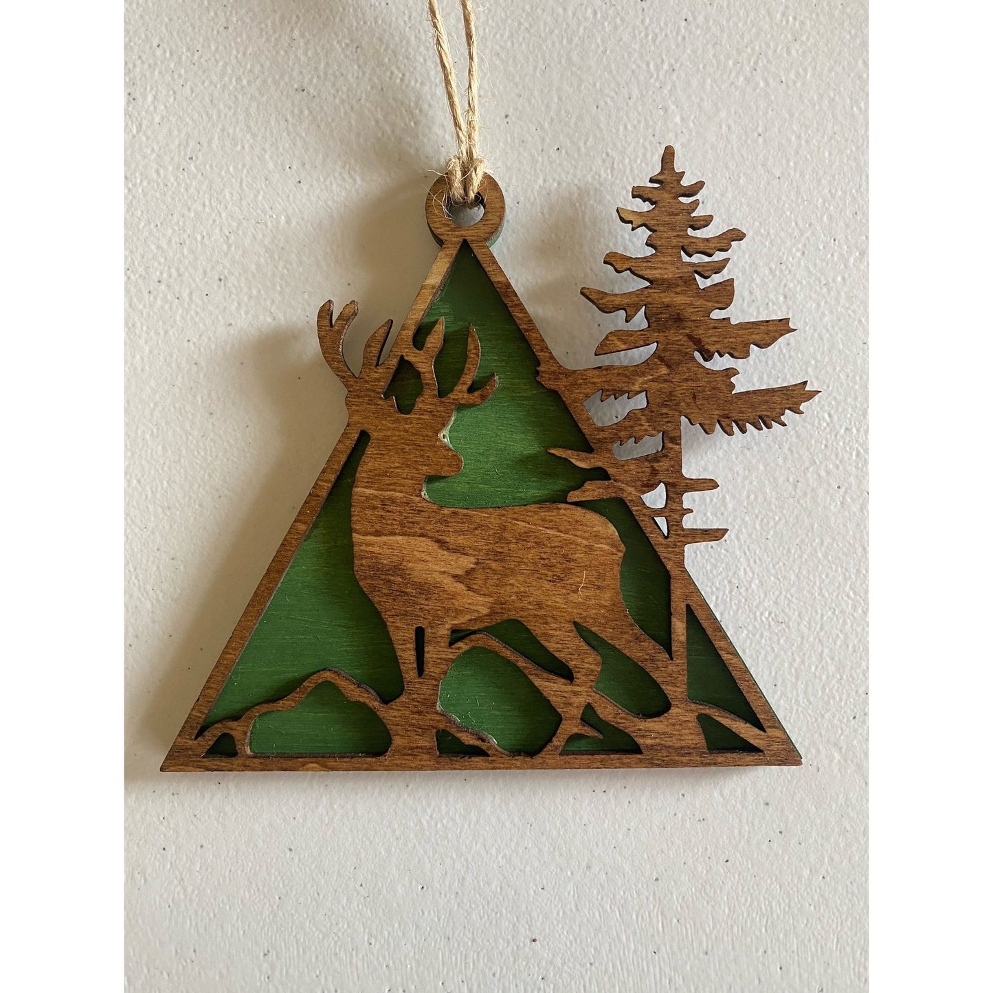 Christmas Snowflake Ornament - Triangle Shape