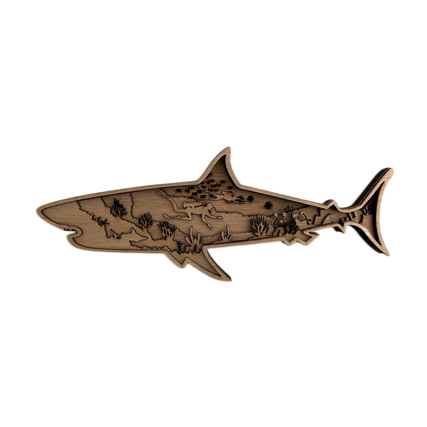 Shark 3D Laser Cut